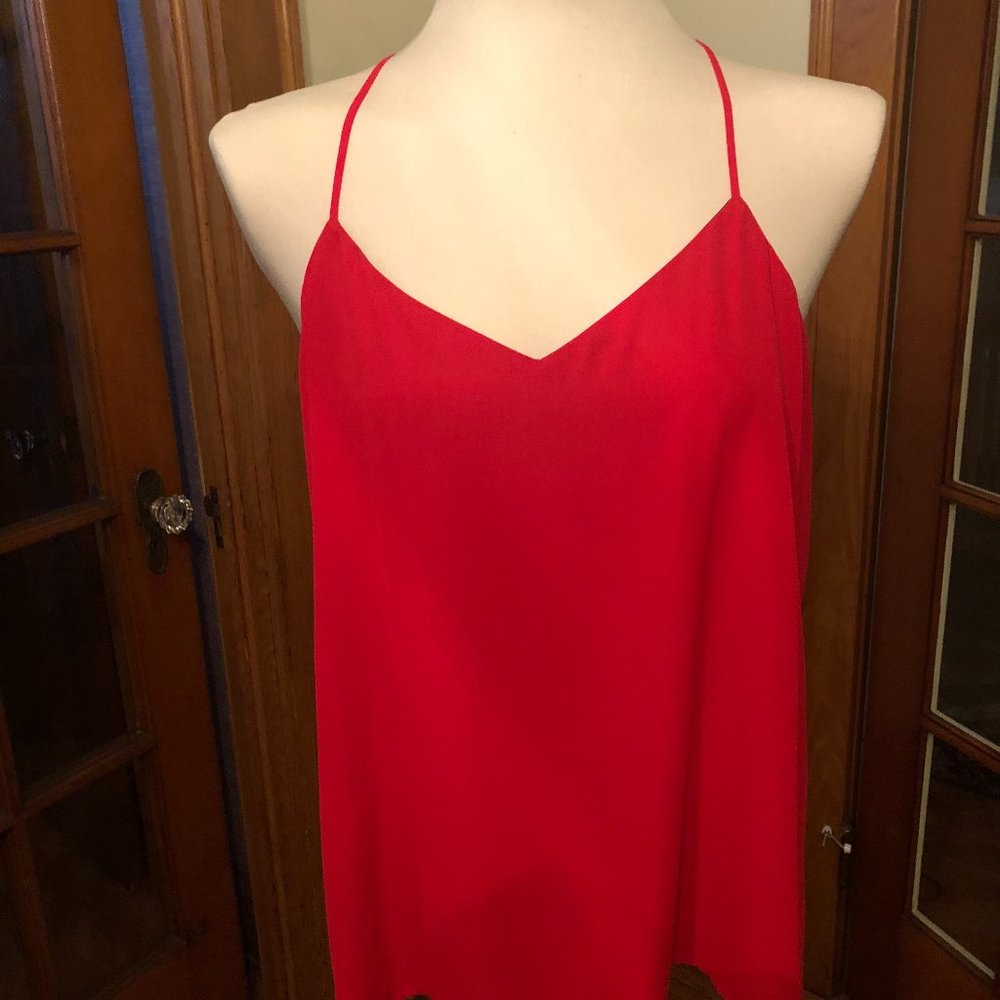 “Express” V-Neck Reversible Camisole, New w/o Tags 100% Polyester, Size: Large,